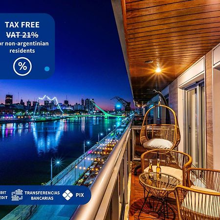 Family Apartment With Puente De La Mujer View In Puerto Madero Buenos Aires Exterior foto