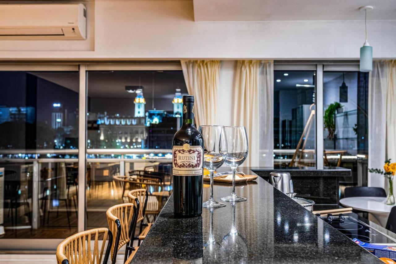 Family Apartment With Puente De La Mujer View In Puerto Madero Buenos Aires Exterior foto